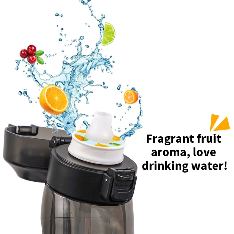 Sports 650ml Water Bottle With 0 Sugar 0 Calorie BPA Free Water Bottle New Fruit Fragrance Water Bottle For Gym and Outdoor